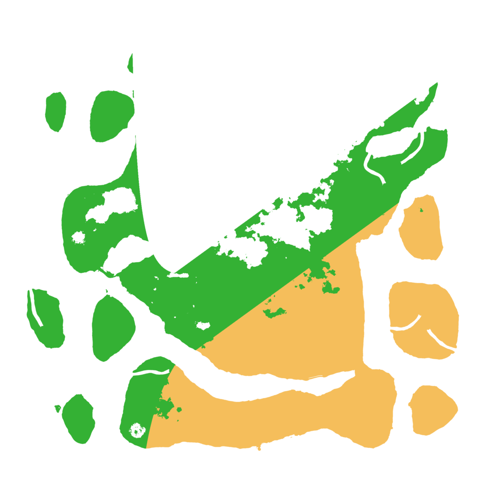 Biome Rust Map: Procedural Map, Size: 3500, Seed: 2814310