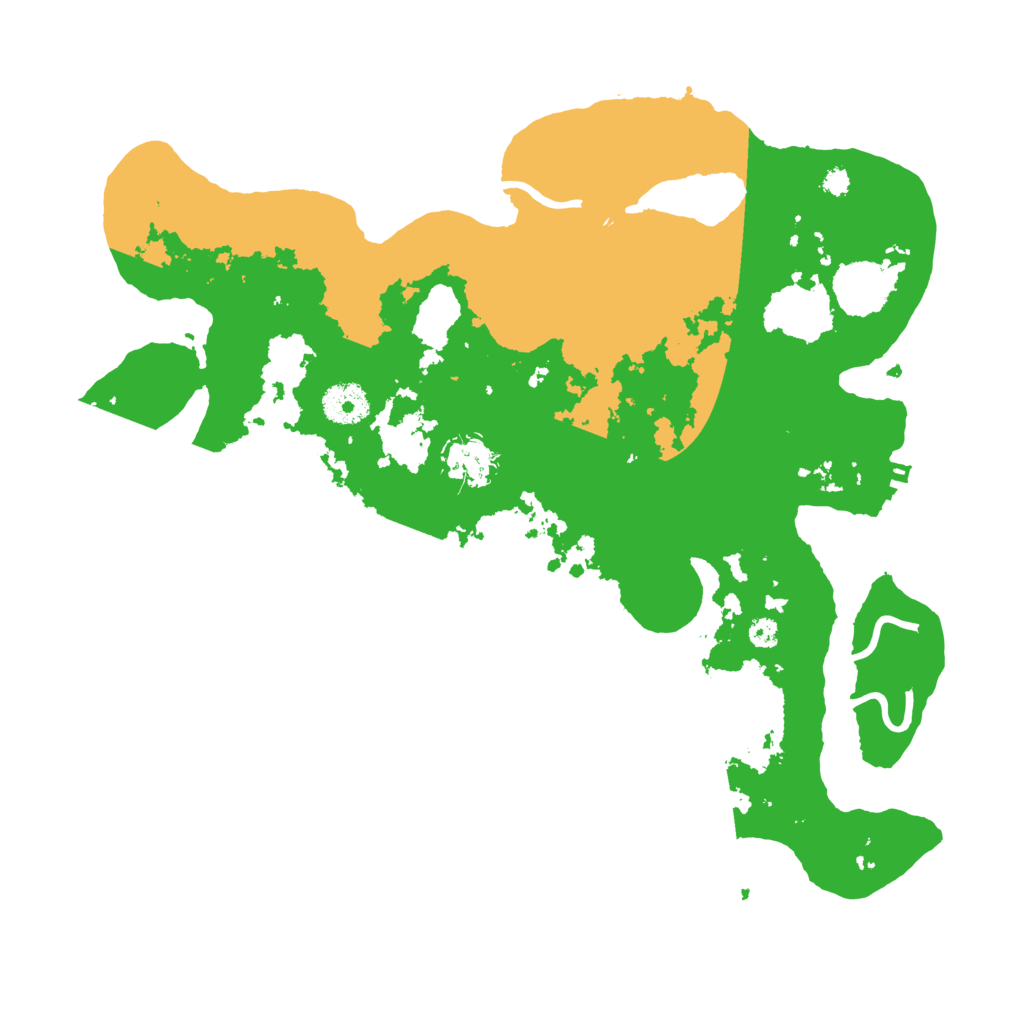 Biome Rust Map: Procedural Map, Size: 3500, Seed: 6256375