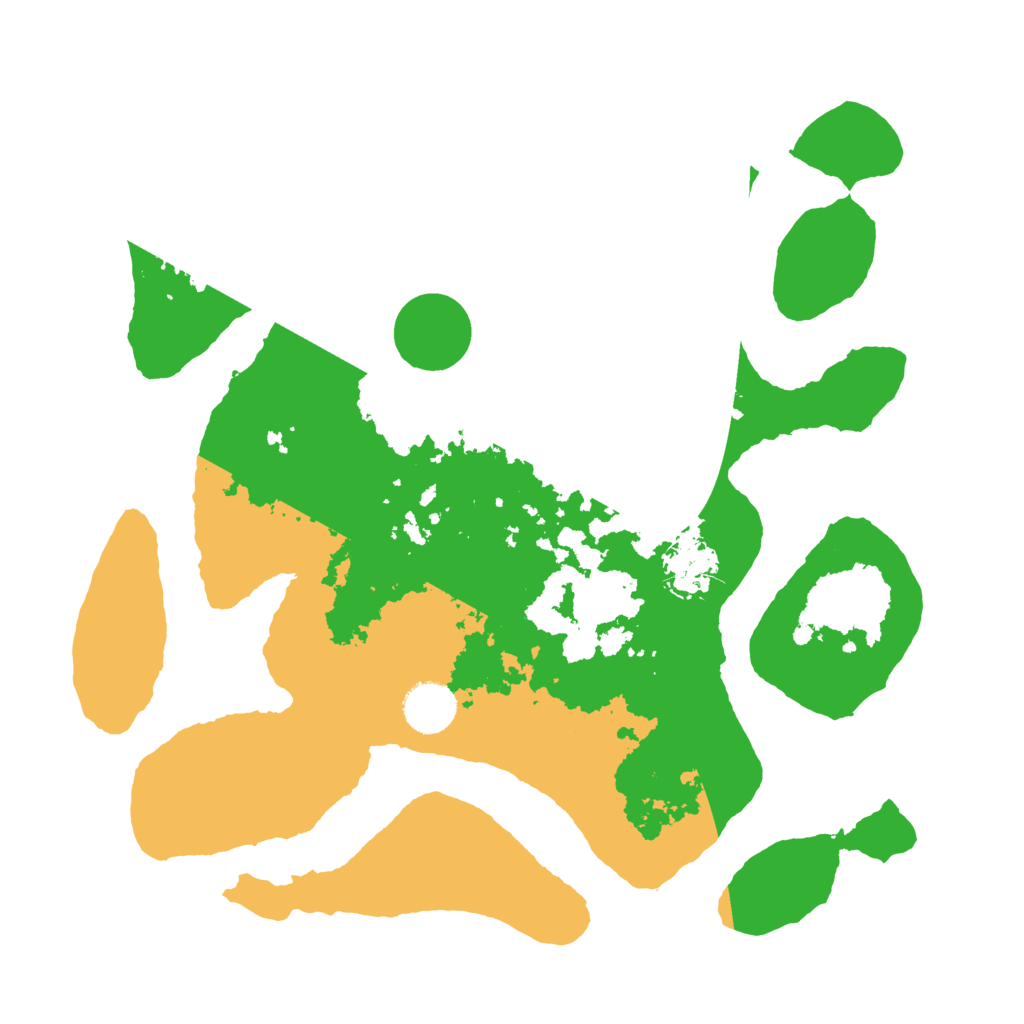 Biome Rust Map: Barren, Size: 3500, Seed: 3837177