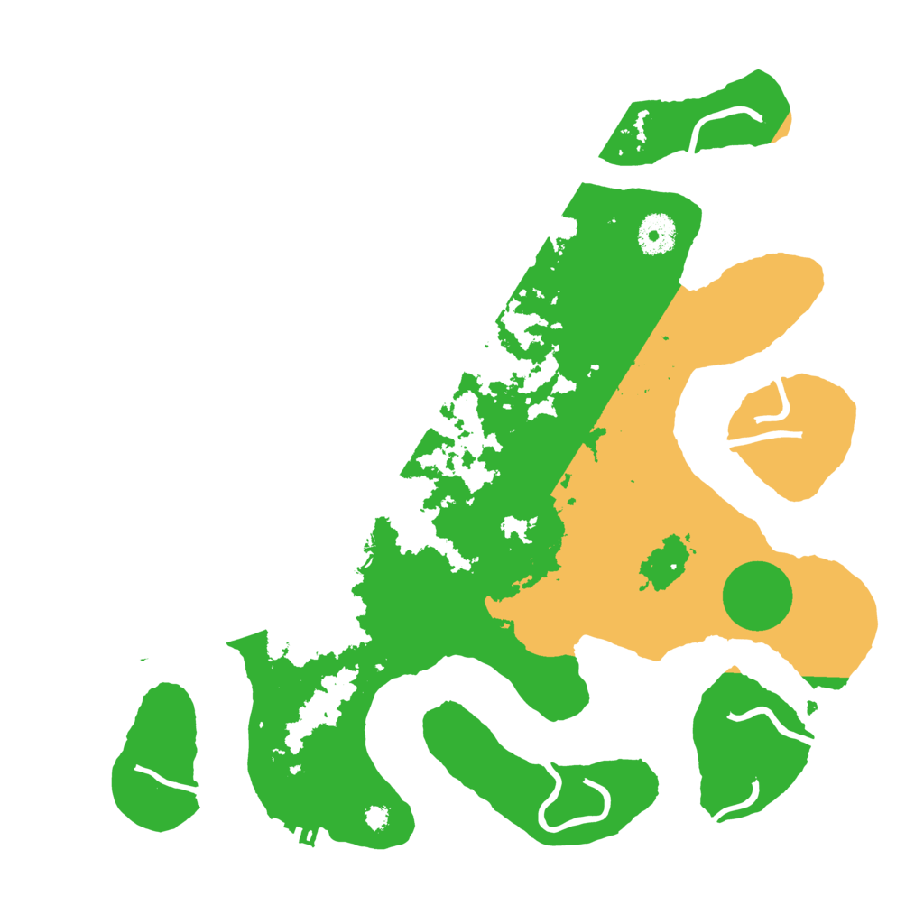 Biome Rust Map: Procedural Map, Size: 3500, Seed: 1640401