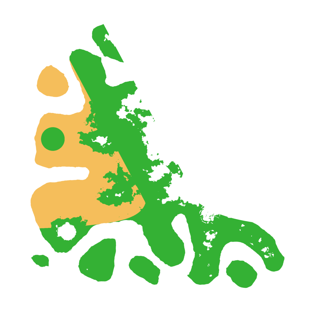 Biome Rust Map: Barren, Size: 3500, Seed: 4674857