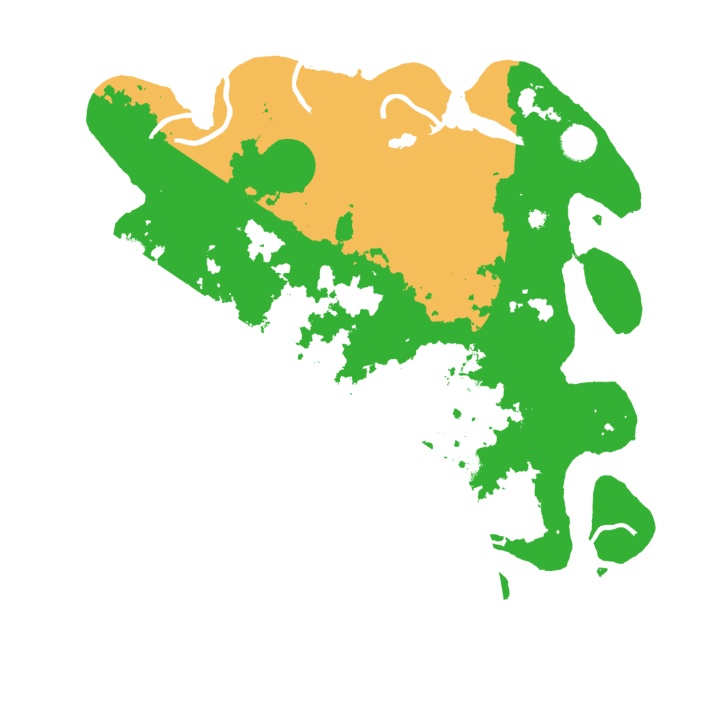 Biome Rust Map: Procedural Map, Size: 3500, Seed: 5332574