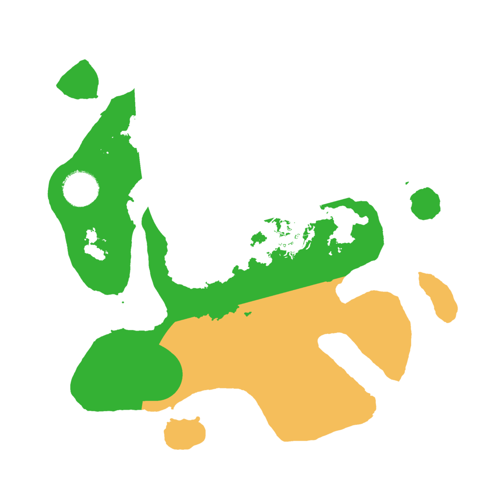 Biome Rust Map: Barren, Size: 2500, Seed: 2586391