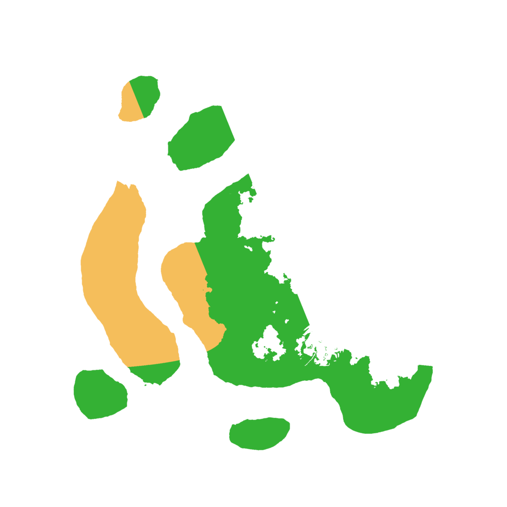 Biome Rust Map: Barren, Size: 2500, Seed: 6370850