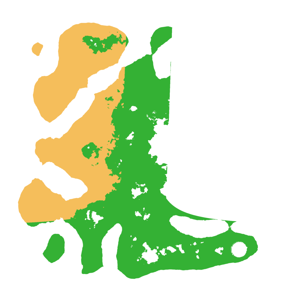 Biome Rust Map: Barren, Size: 3500, Seed: 5315259