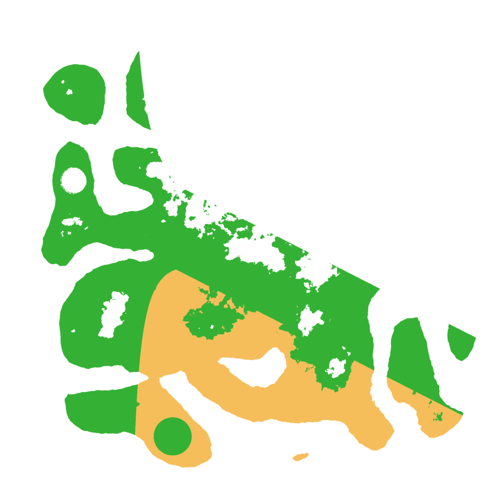 Biome Rust Map: Barren, Size: 3500, Seed: 5633084