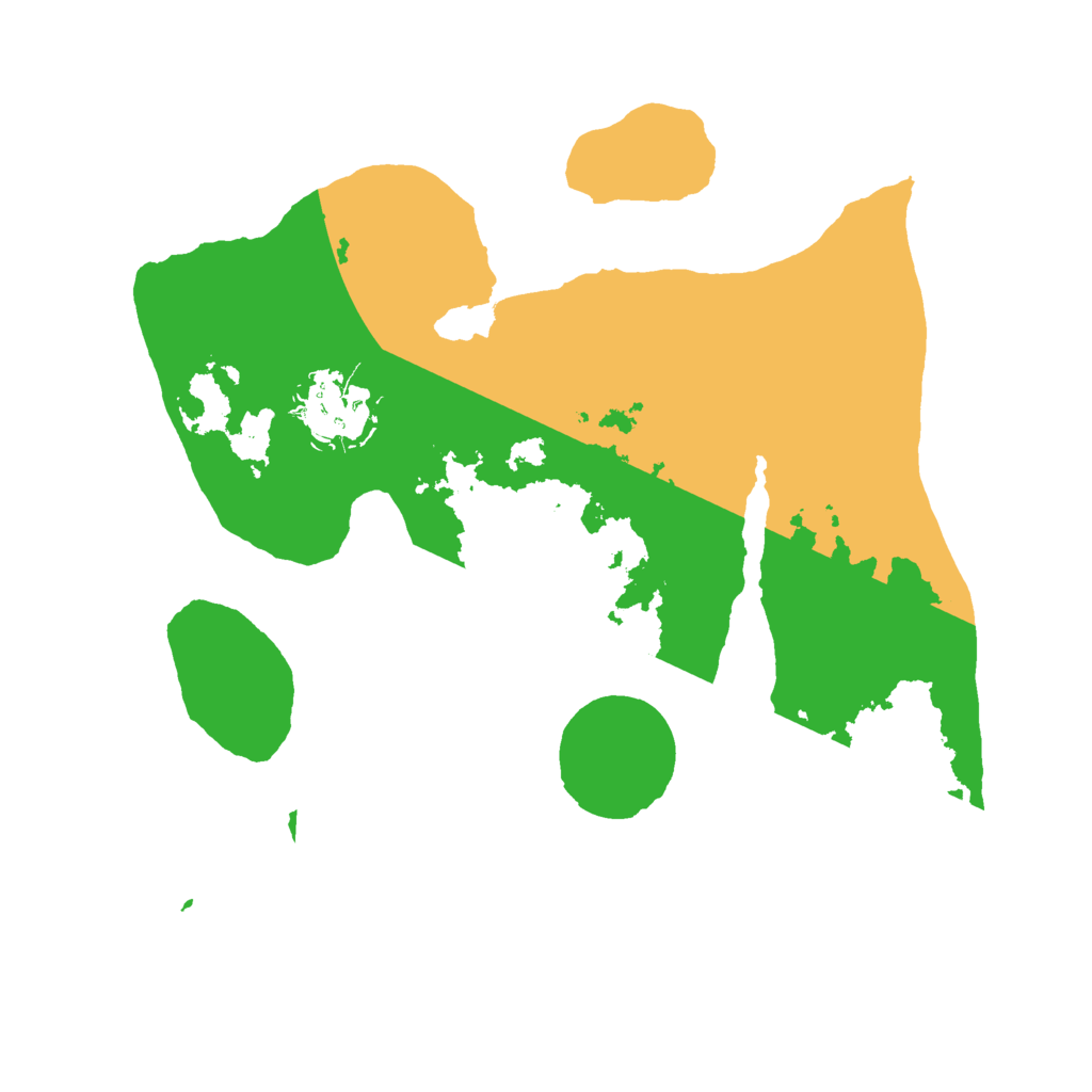 Biome Rust Map: Barren, Size: 2500, Seed: 5898636