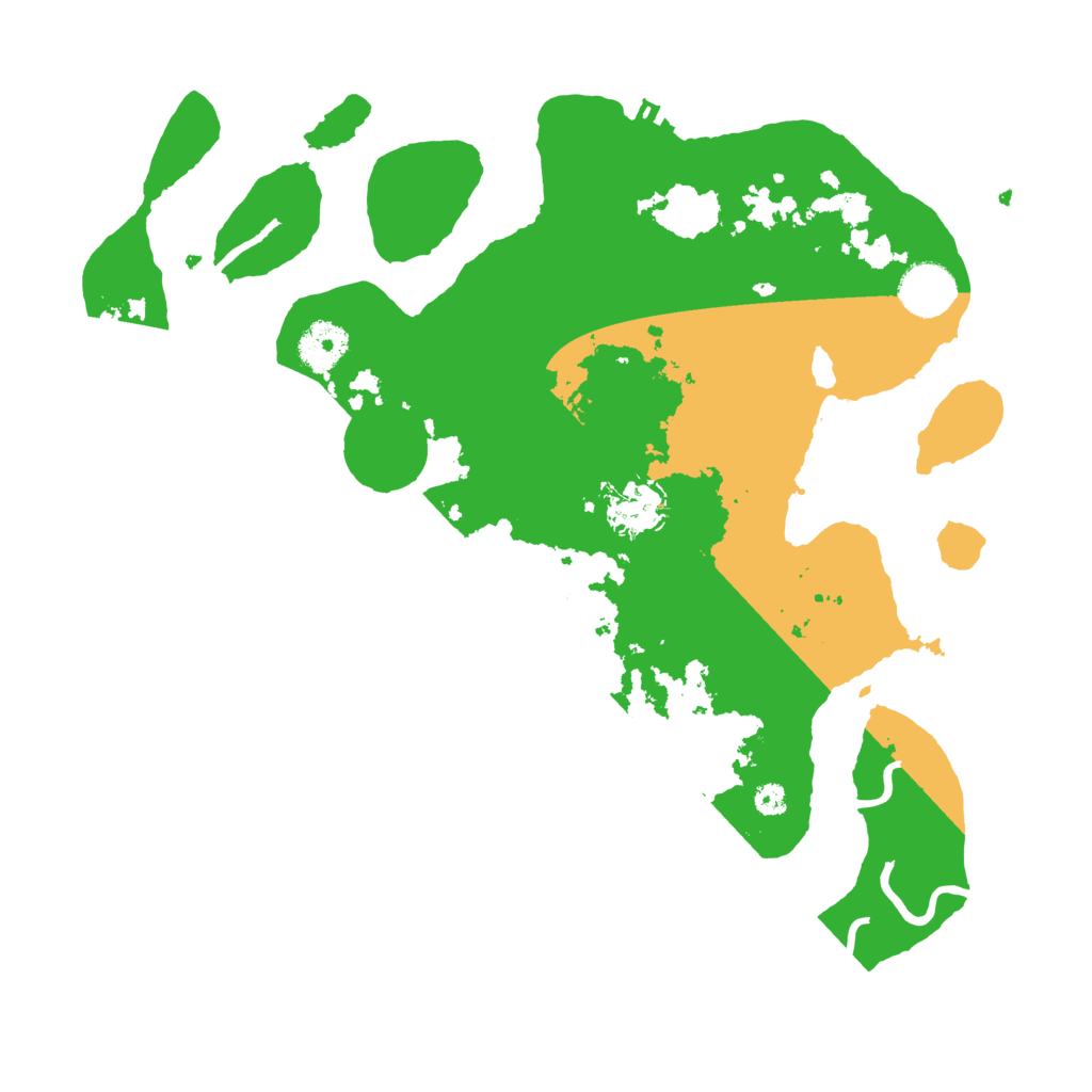 Biome Rust Map: Procedural Map, Size: 3500, Seed: 6205871