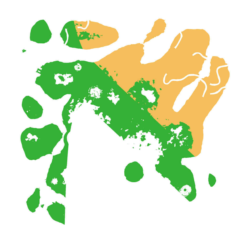 Biome Rust Map: Procedural Map, Size: 3500, Seed: 4133382