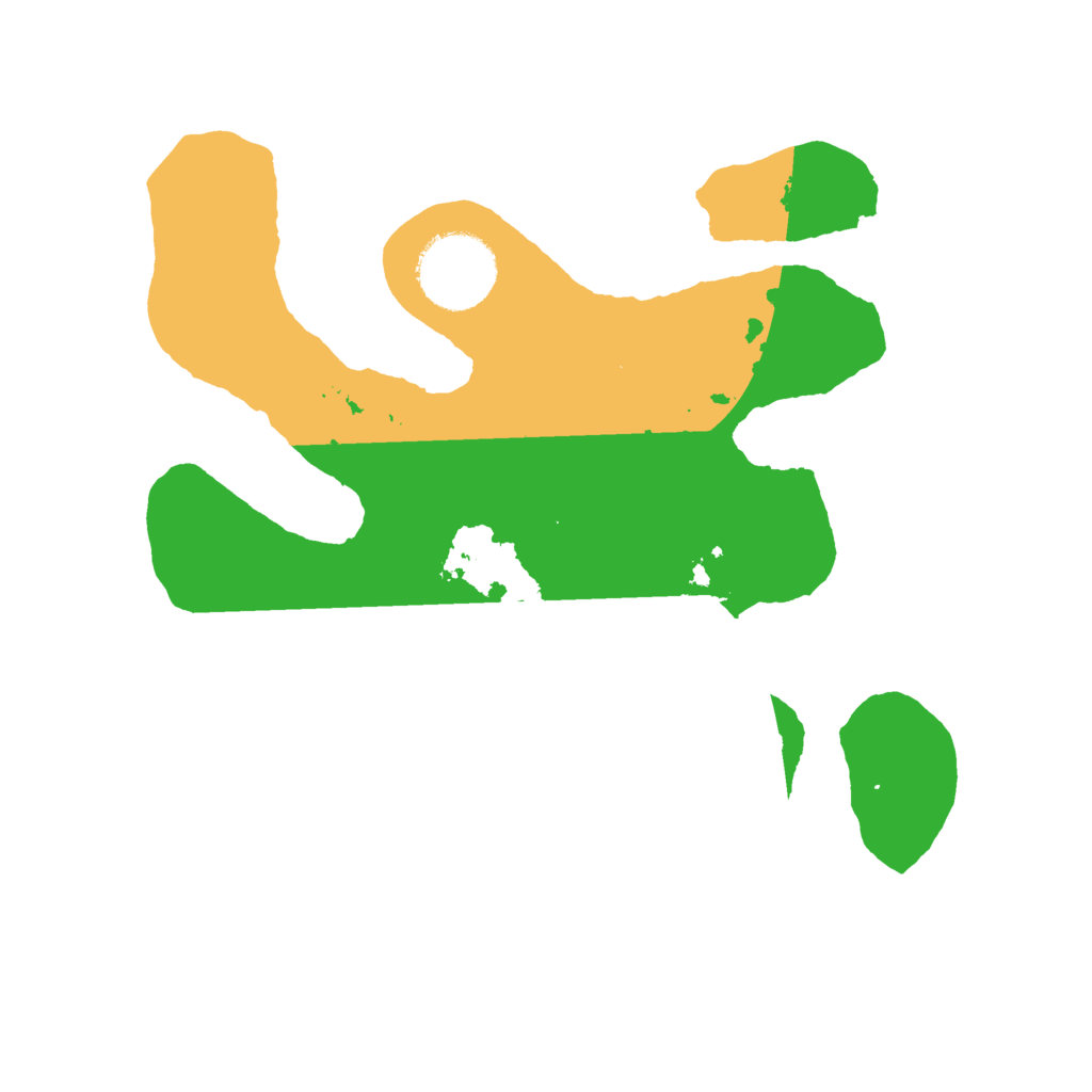 Biome Rust Map: Barren, Size: 2500, Seed: 3441007