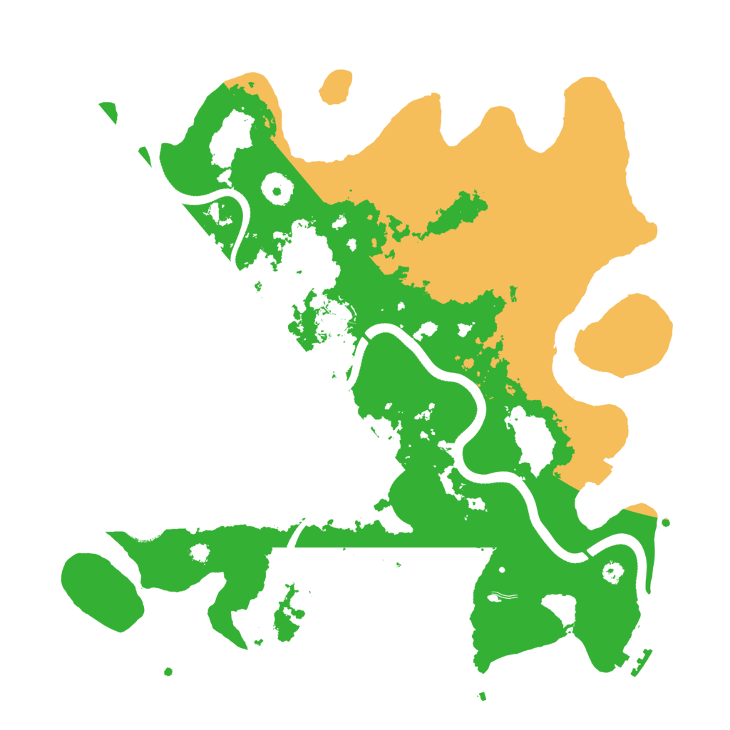 Biome Rust Map: Procedural Map, Size: 3500, Seed: 2148697