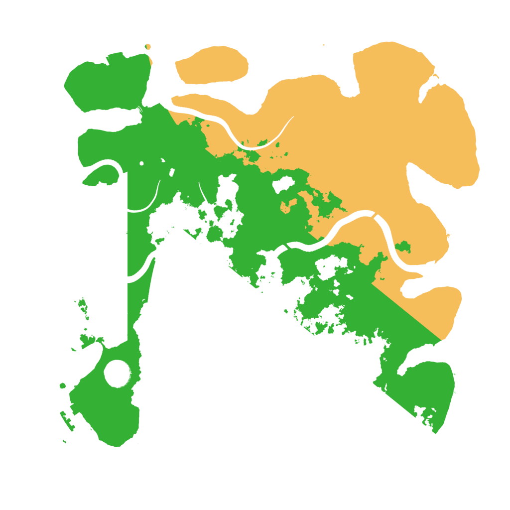 Biome Rust Map: Procedural Map, Size: 3500, Seed: 2878131