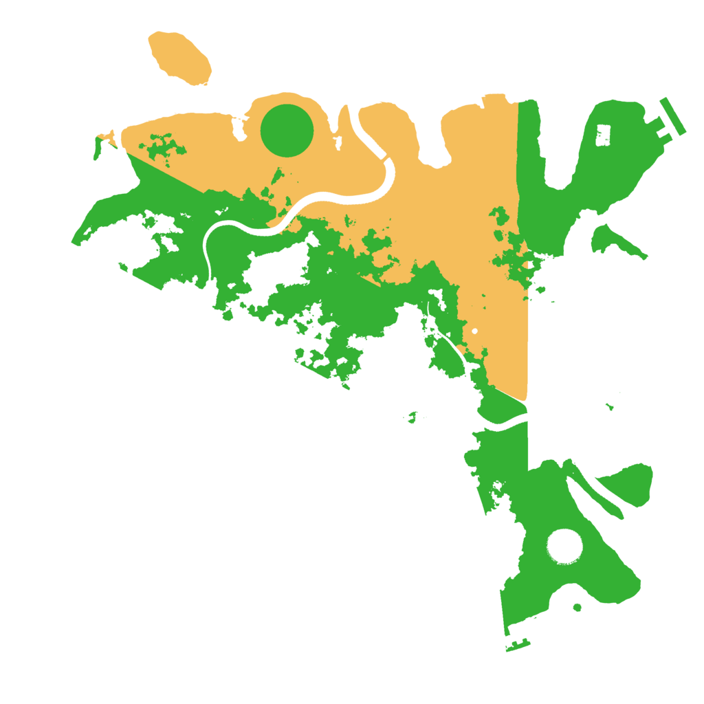 Biome Rust Map: Procedural Map, Size: 3500, Seed: 5621874