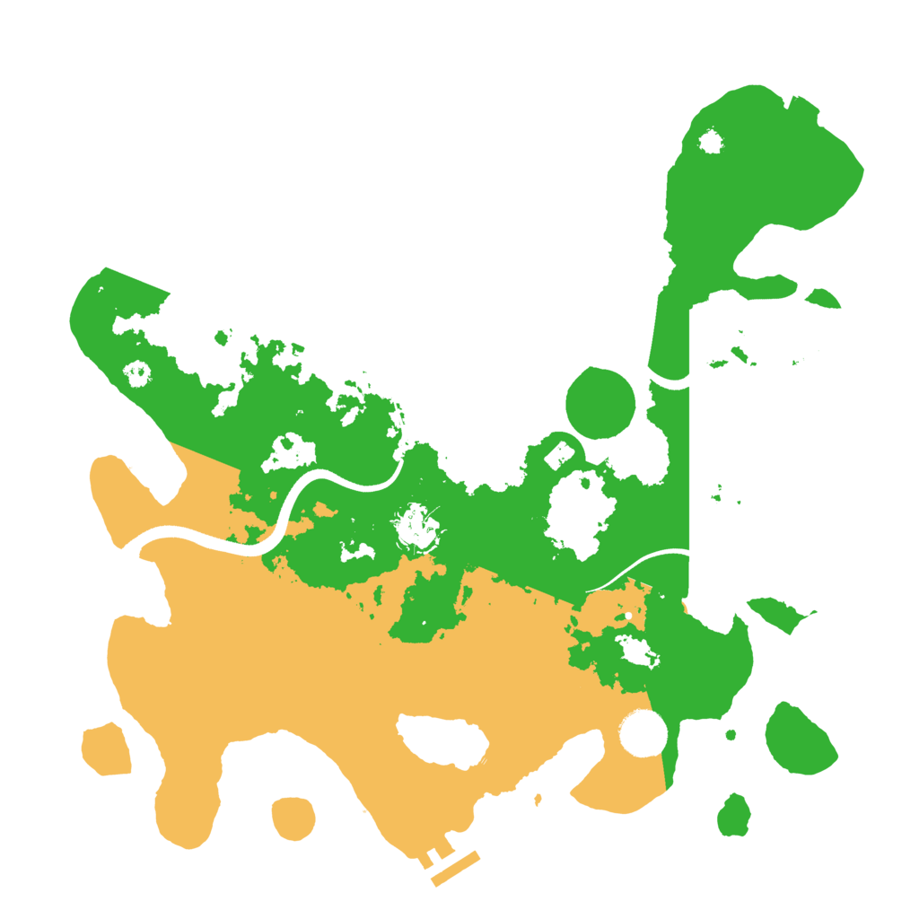 Biome Rust Map: Procedural Map, Size: 3500, Seed: 5291742