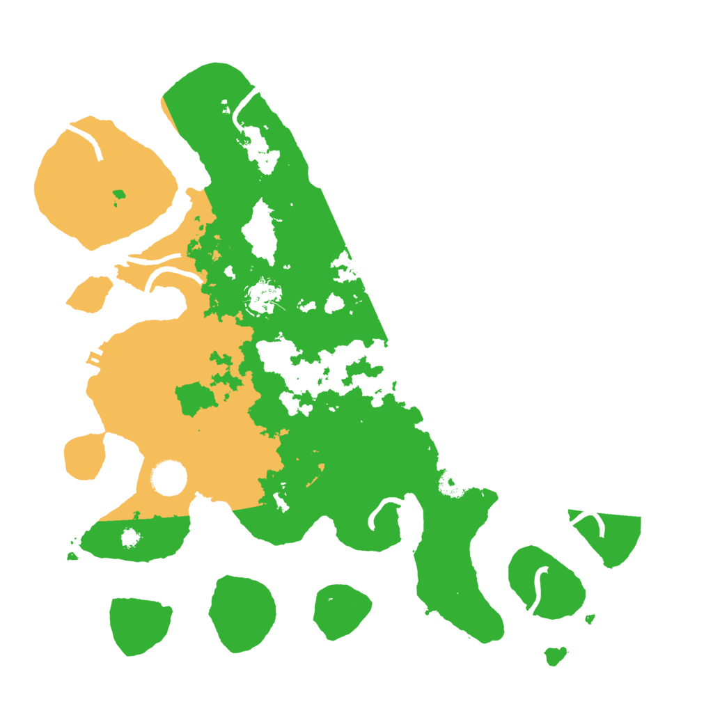 Biome Rust Map: Procedural Map, Size: 3500, Seed: 5377624