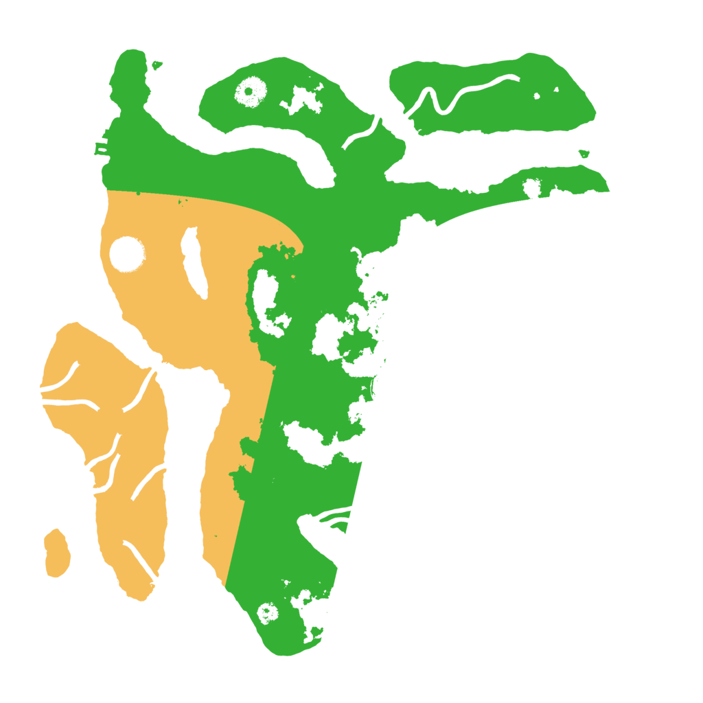 Biome Rust Map: Procedural Map, Size: 3500, Seed: 3587442