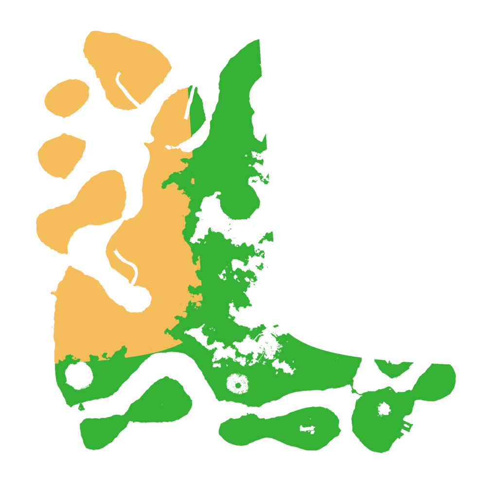 Biome Rust Map: Procedural Map, Size: 3500, Seed: 2229709