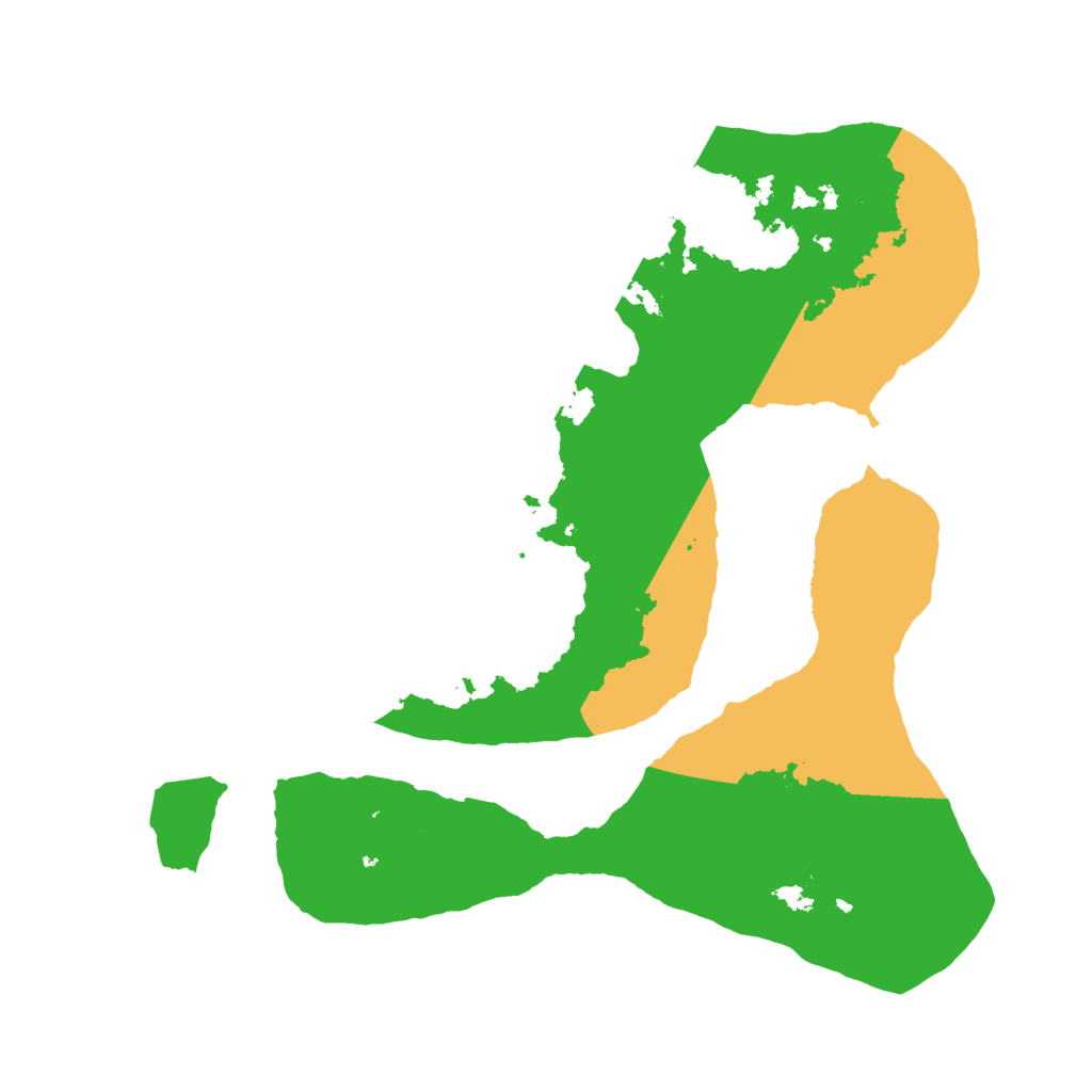 Biome Rust Map: Barren, Size: 2500, Seed: 5836428