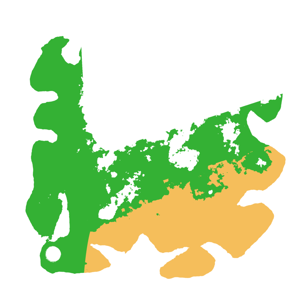 Biome Rust Map: Barren, Size: 3500, Seed: 2957647