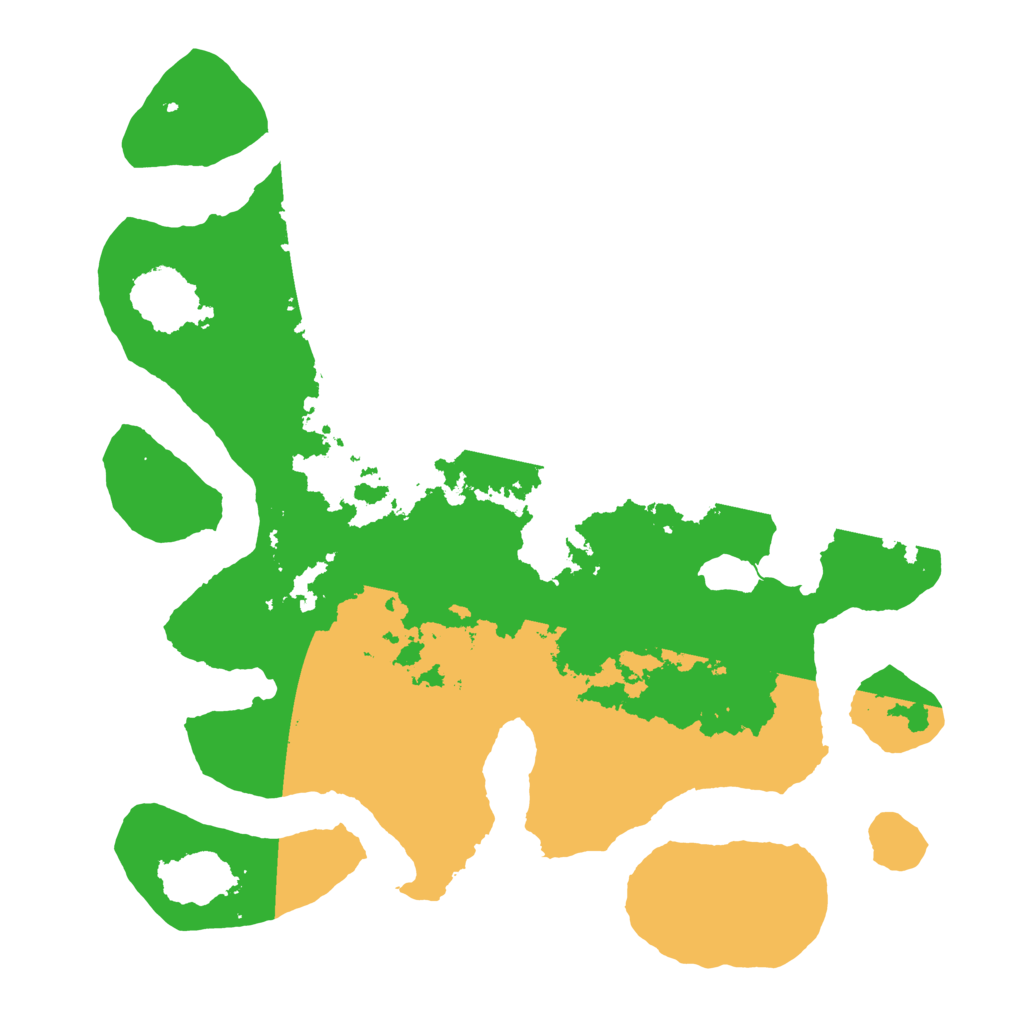 Biome Rust Map: Barren, Size: 3500, Seed: 1753689