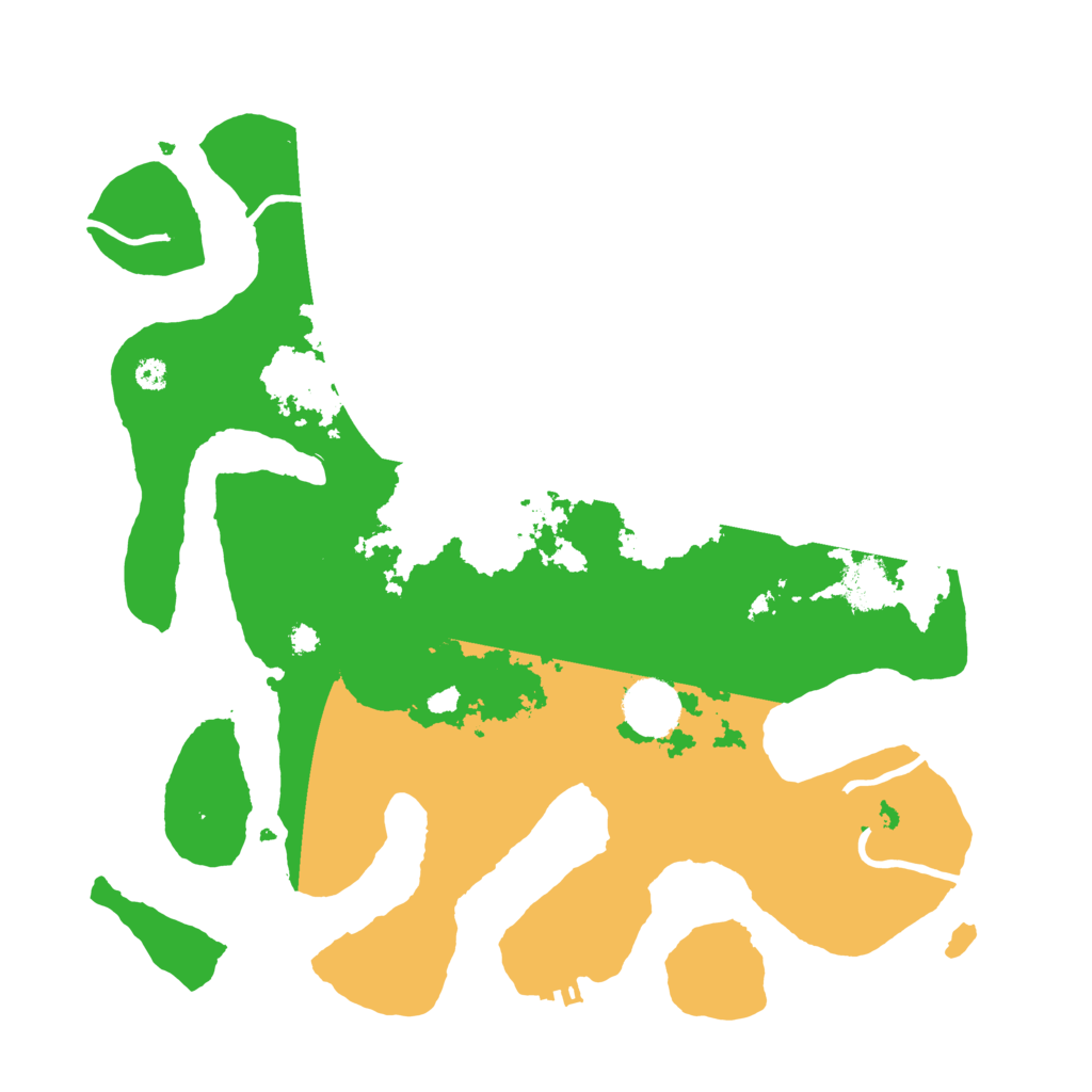 Biome Rust Map: Procedural Map, Size: 3500, Seed: 5258949