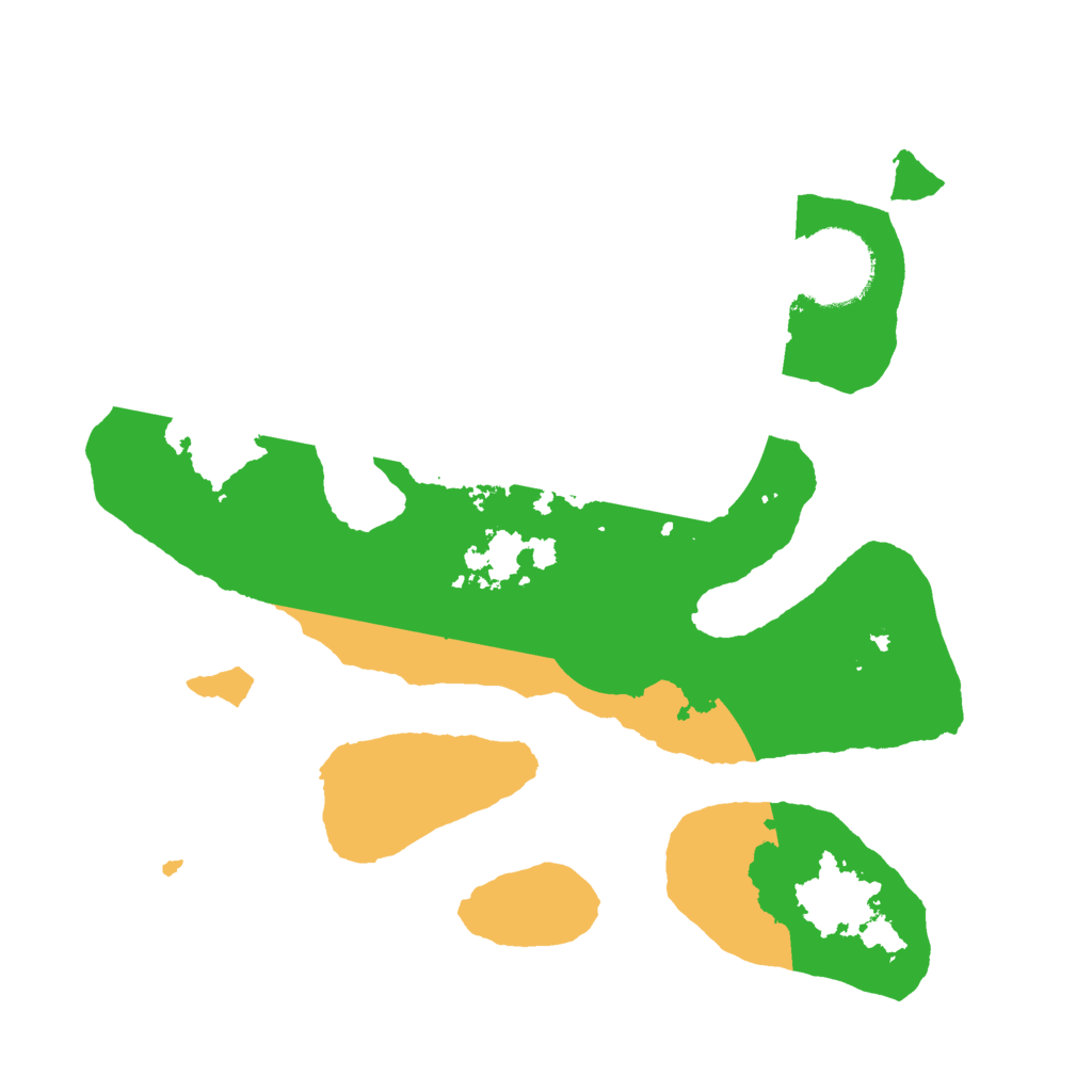 Biome Rust Map: Barren, Size: 2500, Seed: 1434249