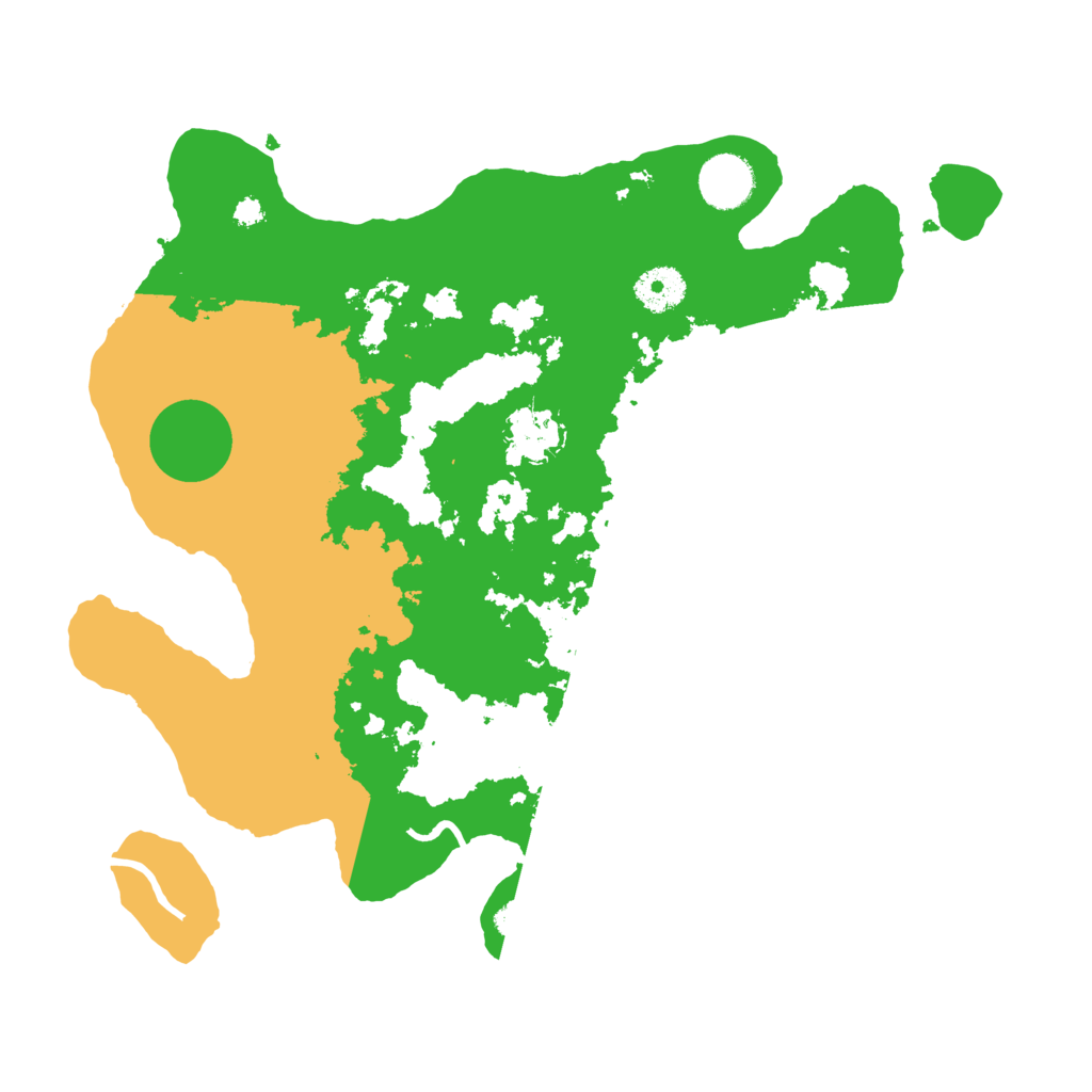 Biome Rust Map: Procedural Map, Size: 3500, Seed: 6350163