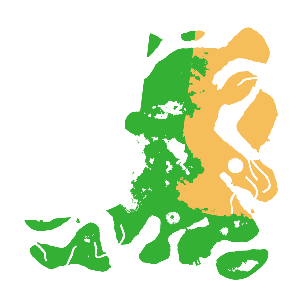 Biome Rust Map: Procedural Map, Size: 3500, Seed: 3090831