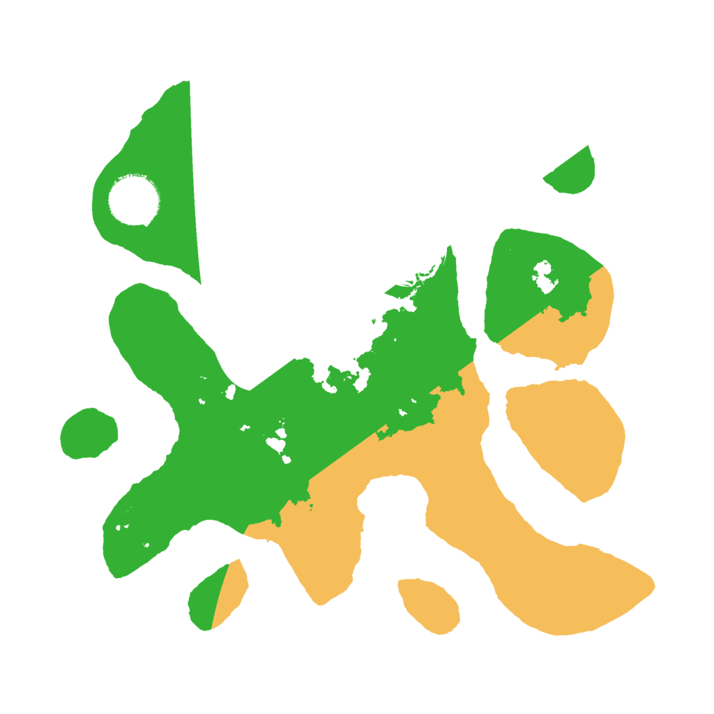 Biome Rust Map: Barren, Size: 2500, Seed: 9492