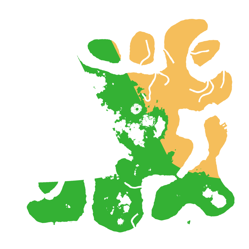 Biome Rust Map: Procedural Map, Size: 3500, Seed: 1979858