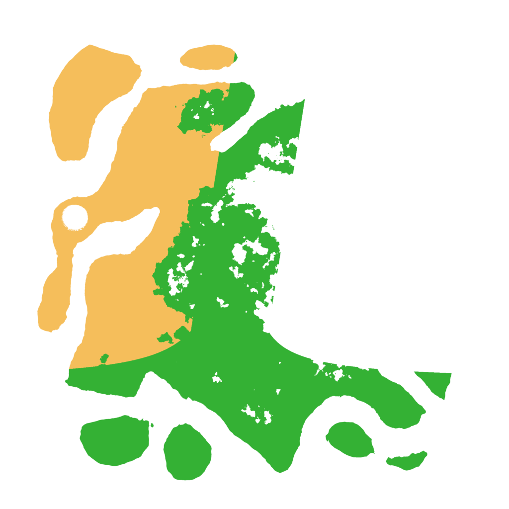 Biome Rust Map: Barren, Size: 3500, Seed: 2895605