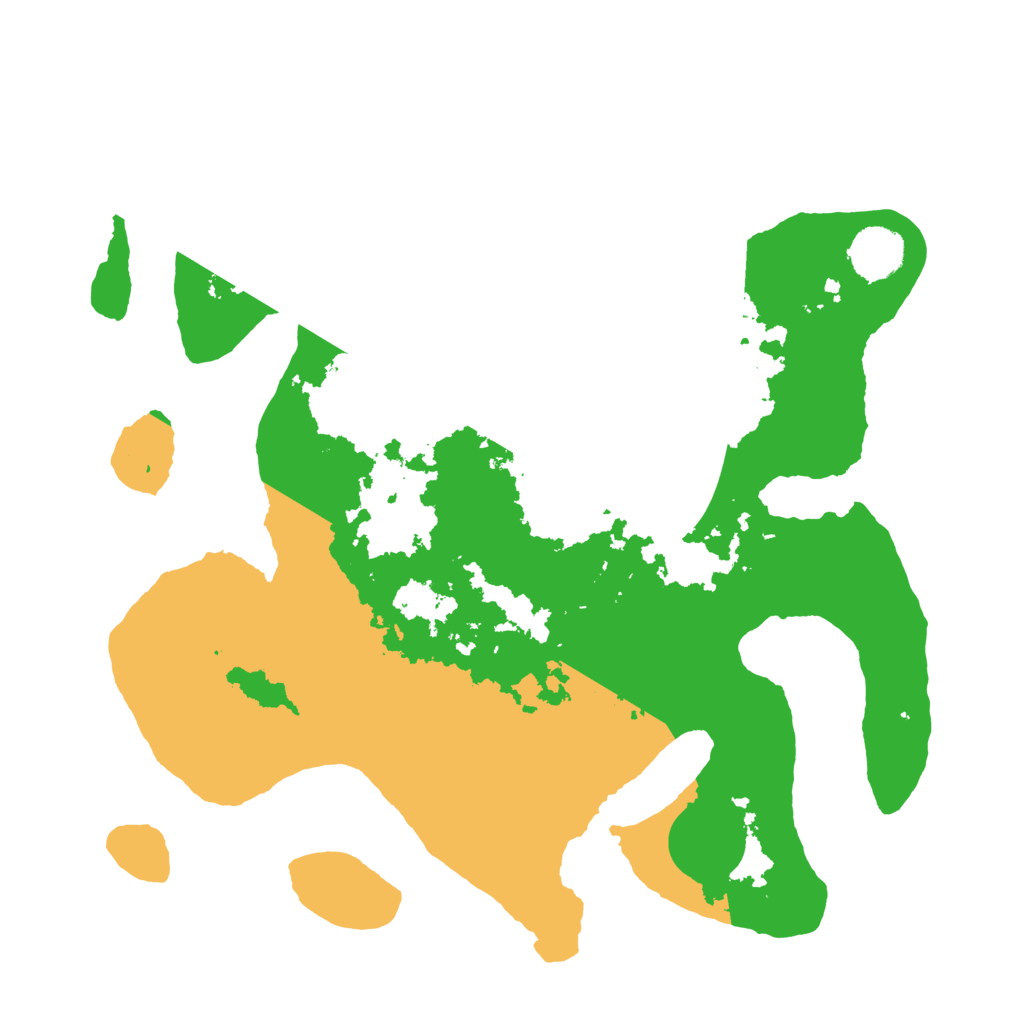 Biome Rust Map: Barren, Size: 3500, Seed: 3299189