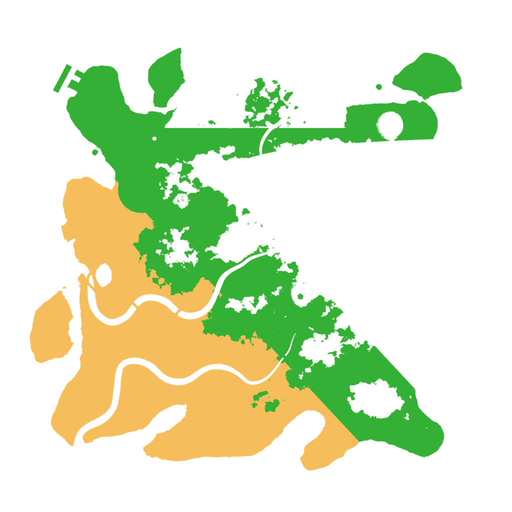 Biome Rust Map: Procedural Map, Size: 3500, Seed: 473831