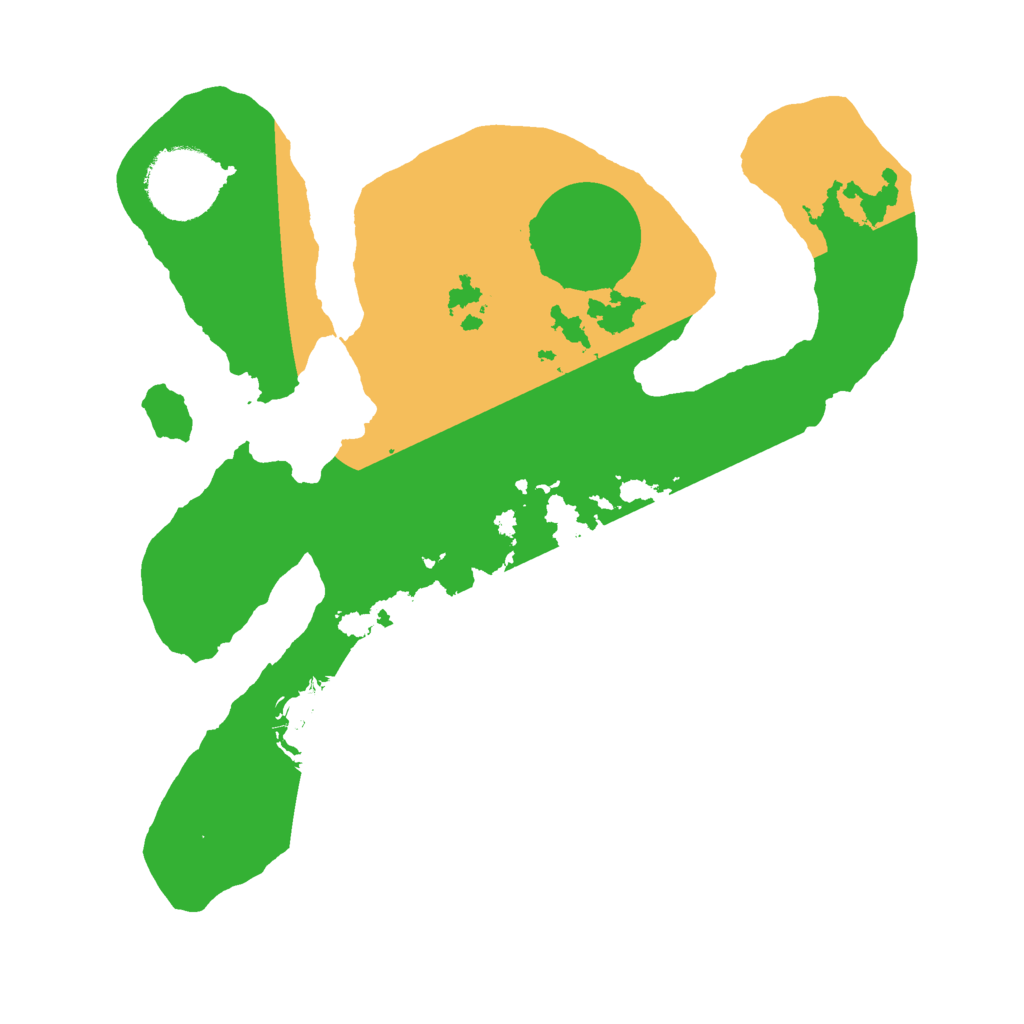 Biome Rust Map: Barren, Size: 2500, Seed: 1959503