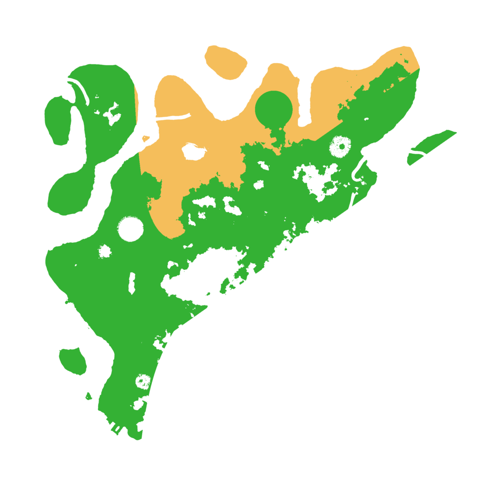 Biome Rust Map: Procedural Map, Size: 3500, Seed: 6264761