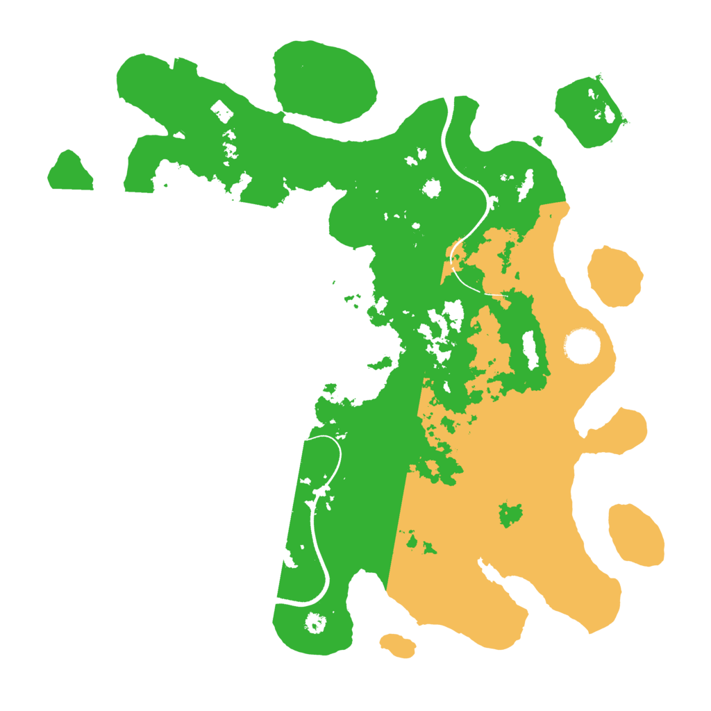 Biome Rust Map: Procedural Map, Size: 3500, Seed: 2548749