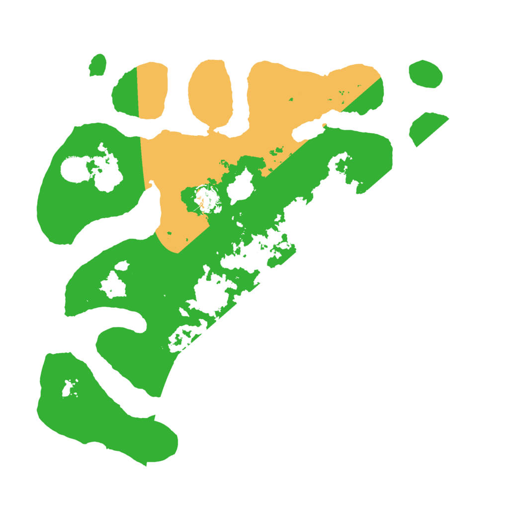 Biome Rust Map: Barren, Size: 3500, Seed: 3167937