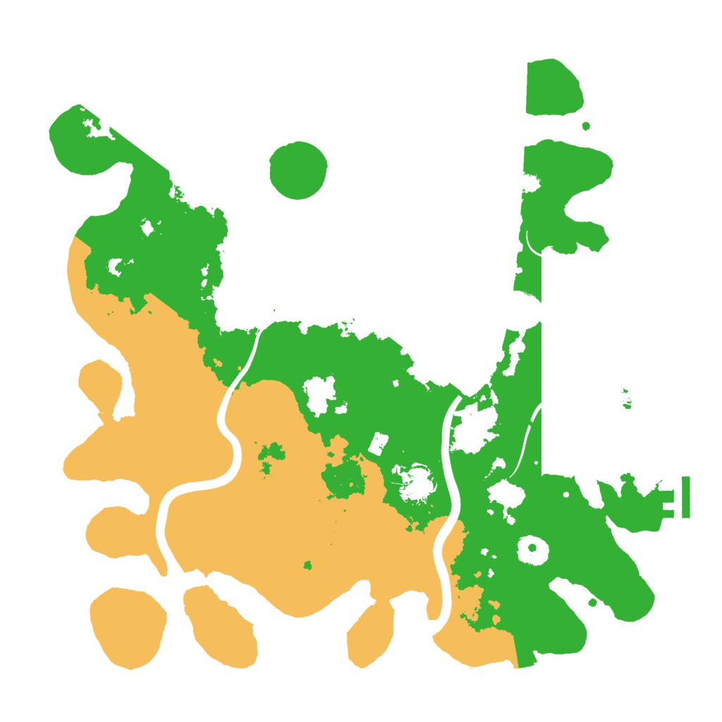 Biome Rust Map: Procedural Map, Size: 3500, Seed: 4394830