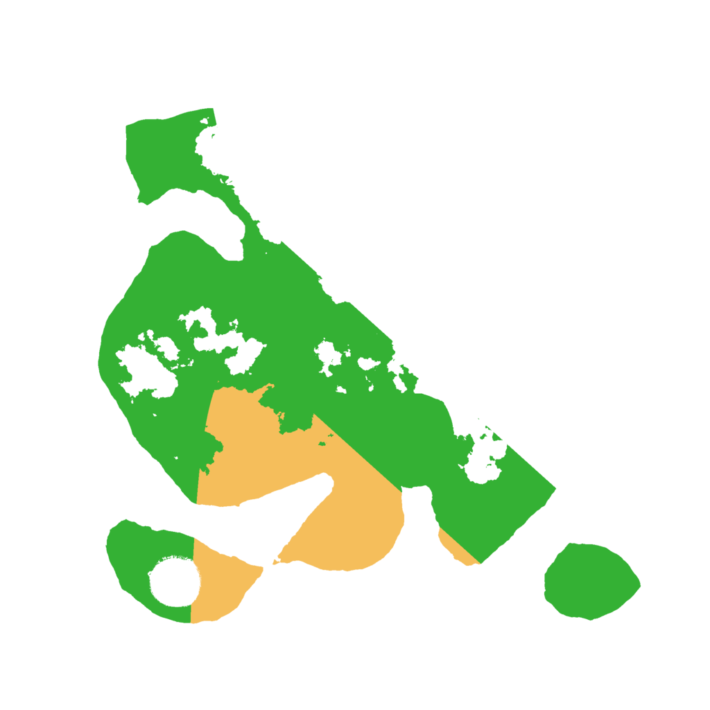 Biome Rust Map: Barren, Size: 2500, Seed: 622605