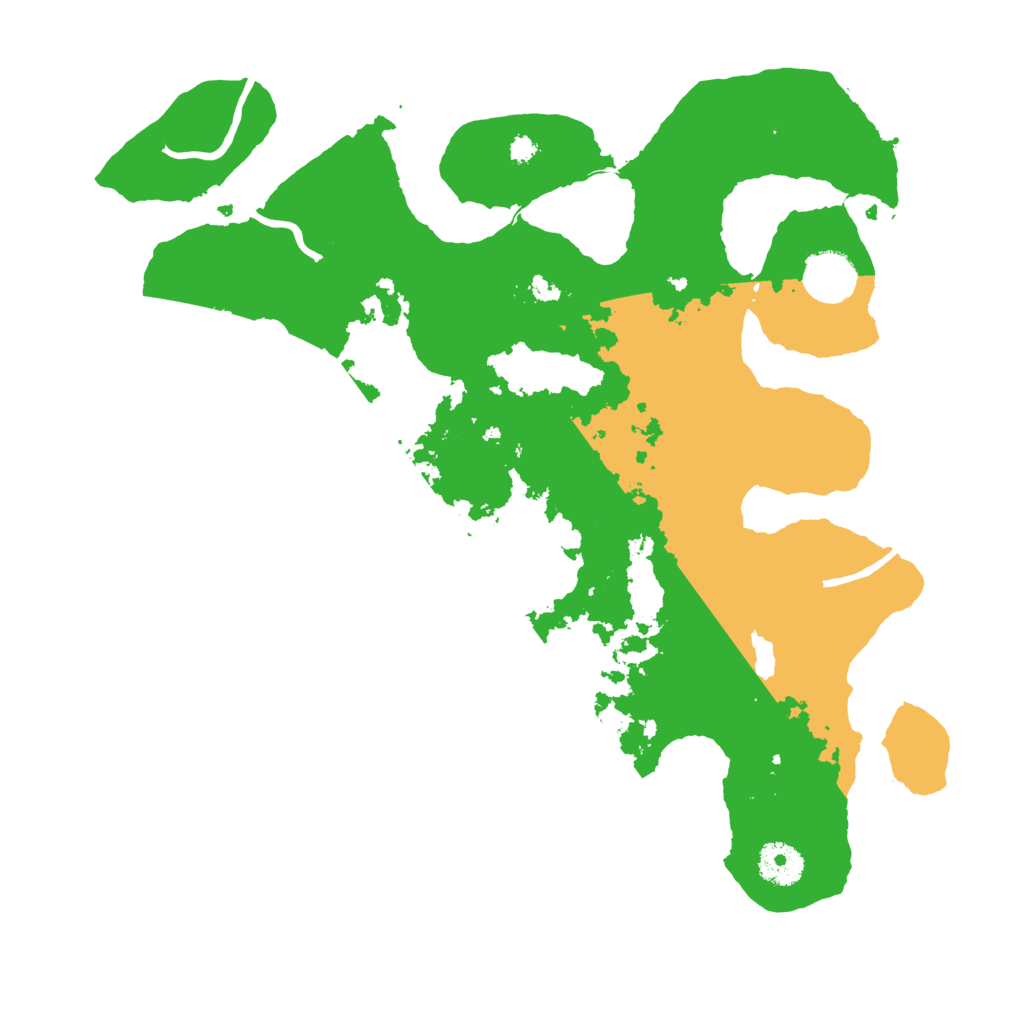 Biome Rust Map: Procedural Map, Size: 3500, Seed: 945869