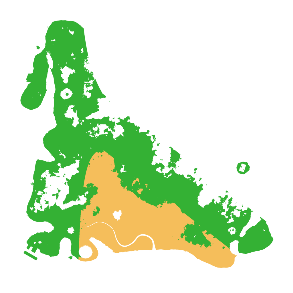 Biome Rust Map: Procedural Map, Size: 4000, Seed: 2910354