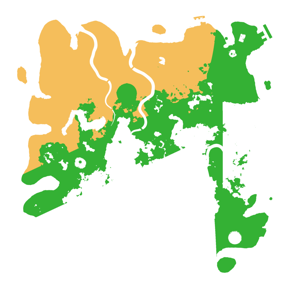 Biome Rust Map: Procedural Map, Size: 4000, Seed: 3727849