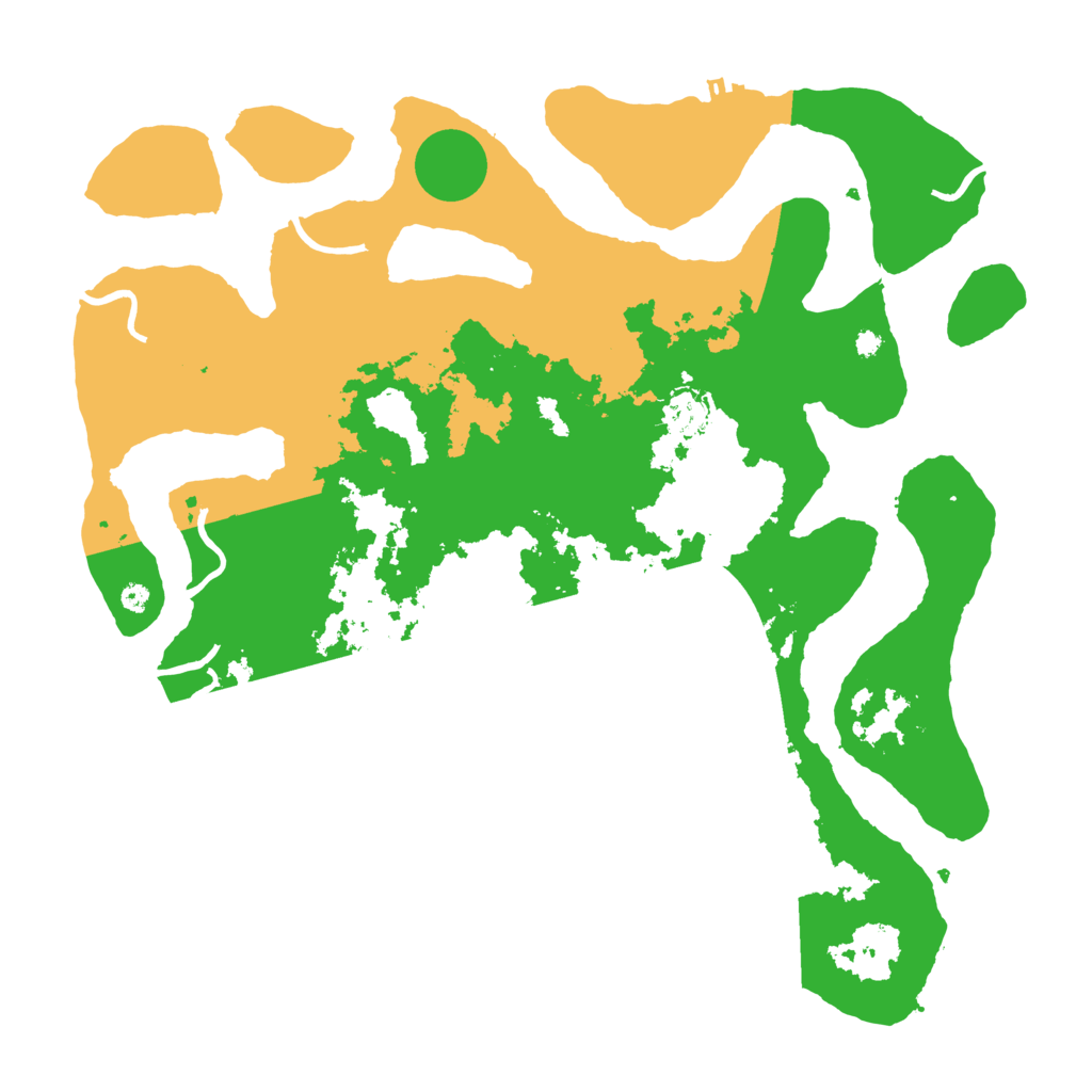 Biome Rust Map: Procedural Map, Size: 4000, Seed: 5656554