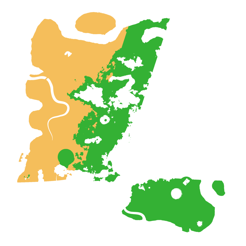 Biome Rust Map: Procedural Map, Size: 4000, Seed: 1041724