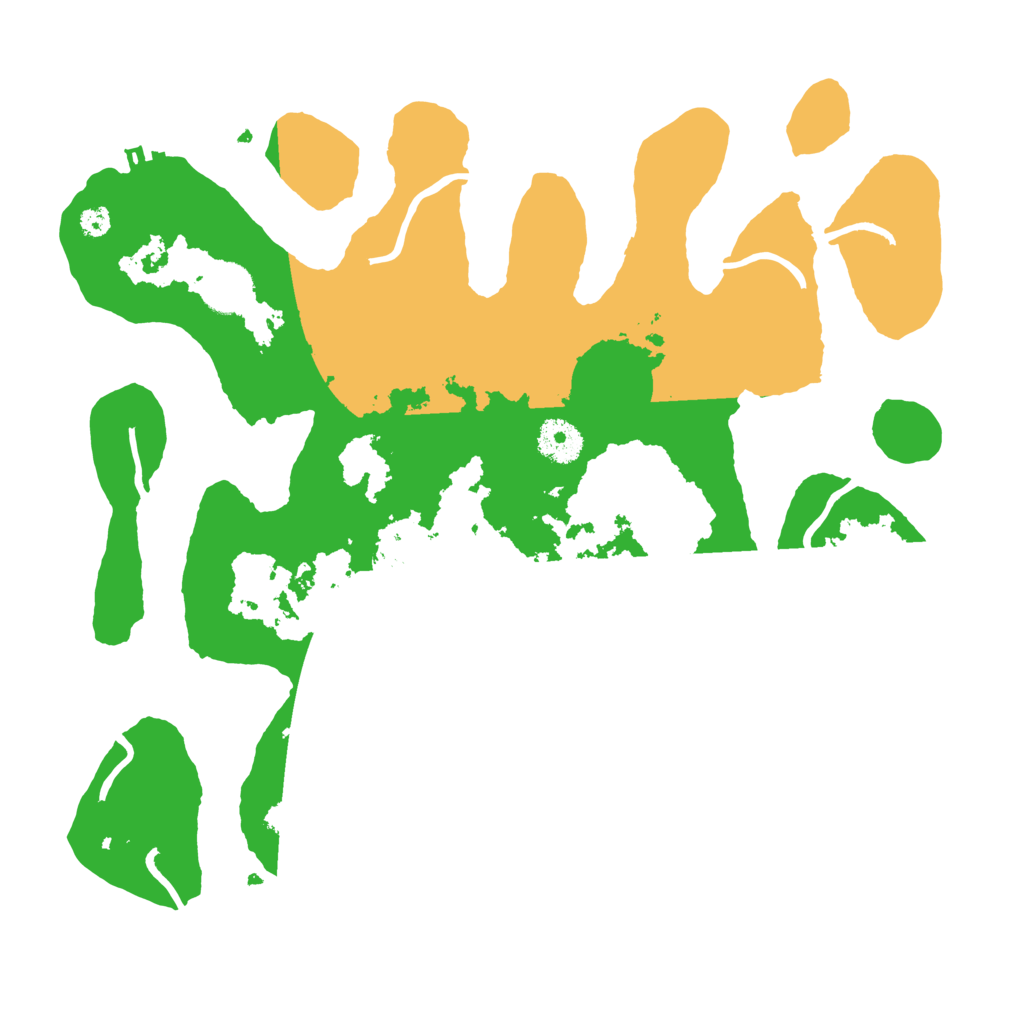 Biome Rust Map: Procedural Map, Size: 3500, Seed: 4764655