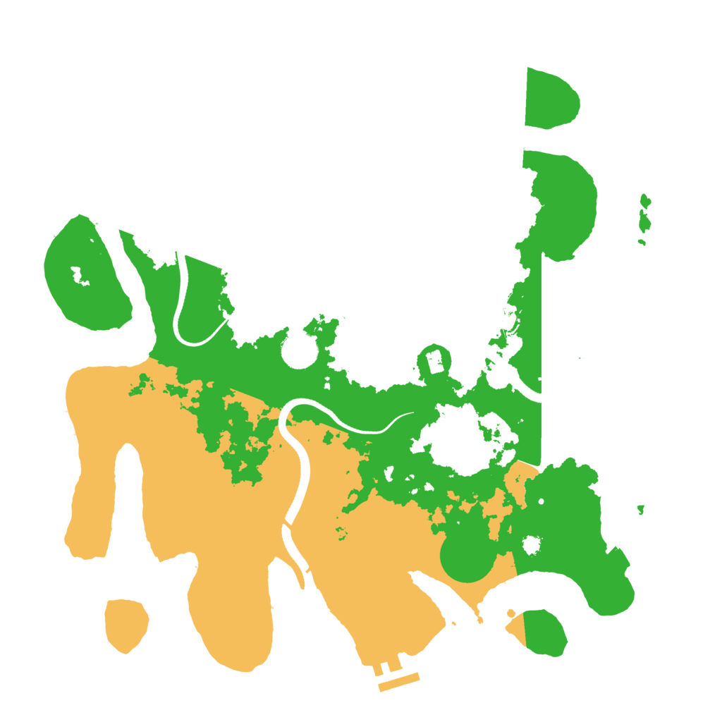Biome Rust Map: Procedural Map, Size: 3500, Seed: 2599441