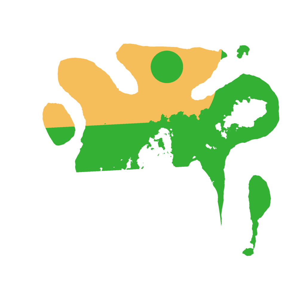 Biome Rust Map: Barren, Size: 2500, Seed: 3248775