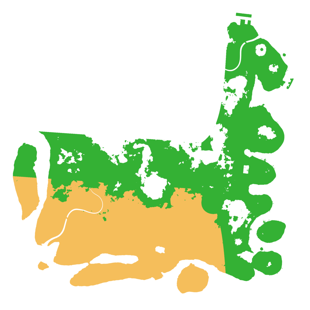 Biome Rust Map: Procedural Map, Size: 4000, Seed: 2474960