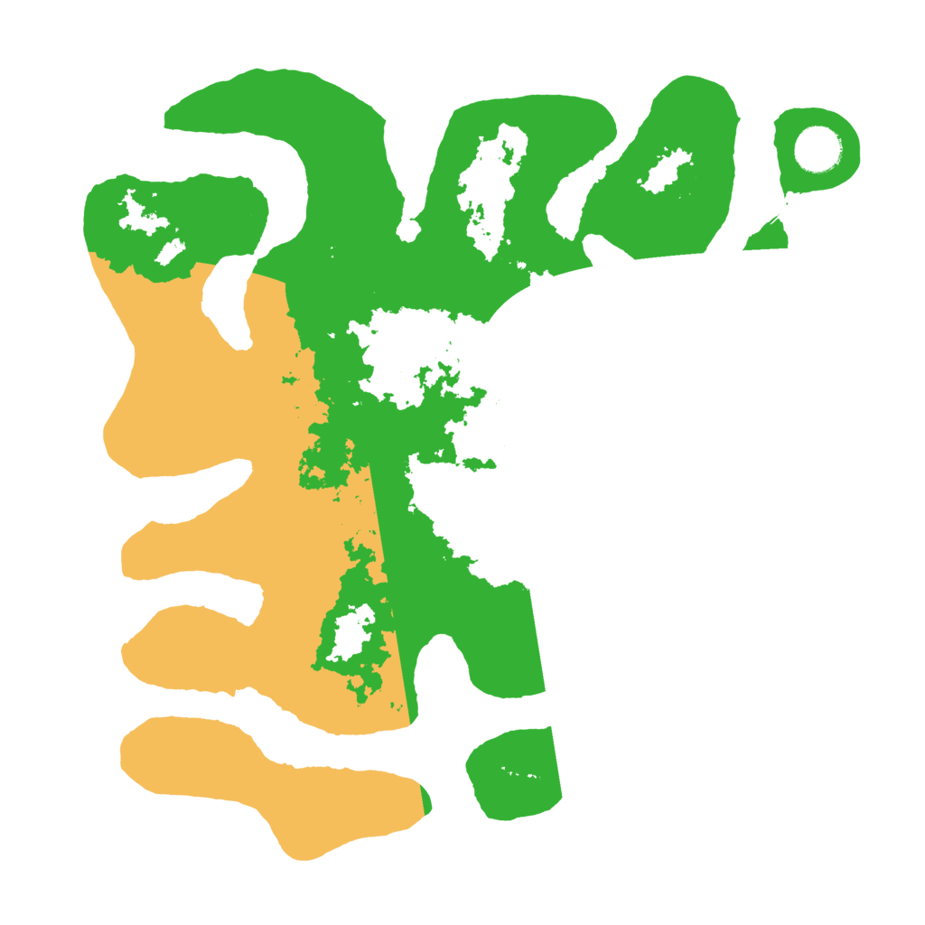 Biome Rust Map: Barren, Size: 3500, Seed: 3411093