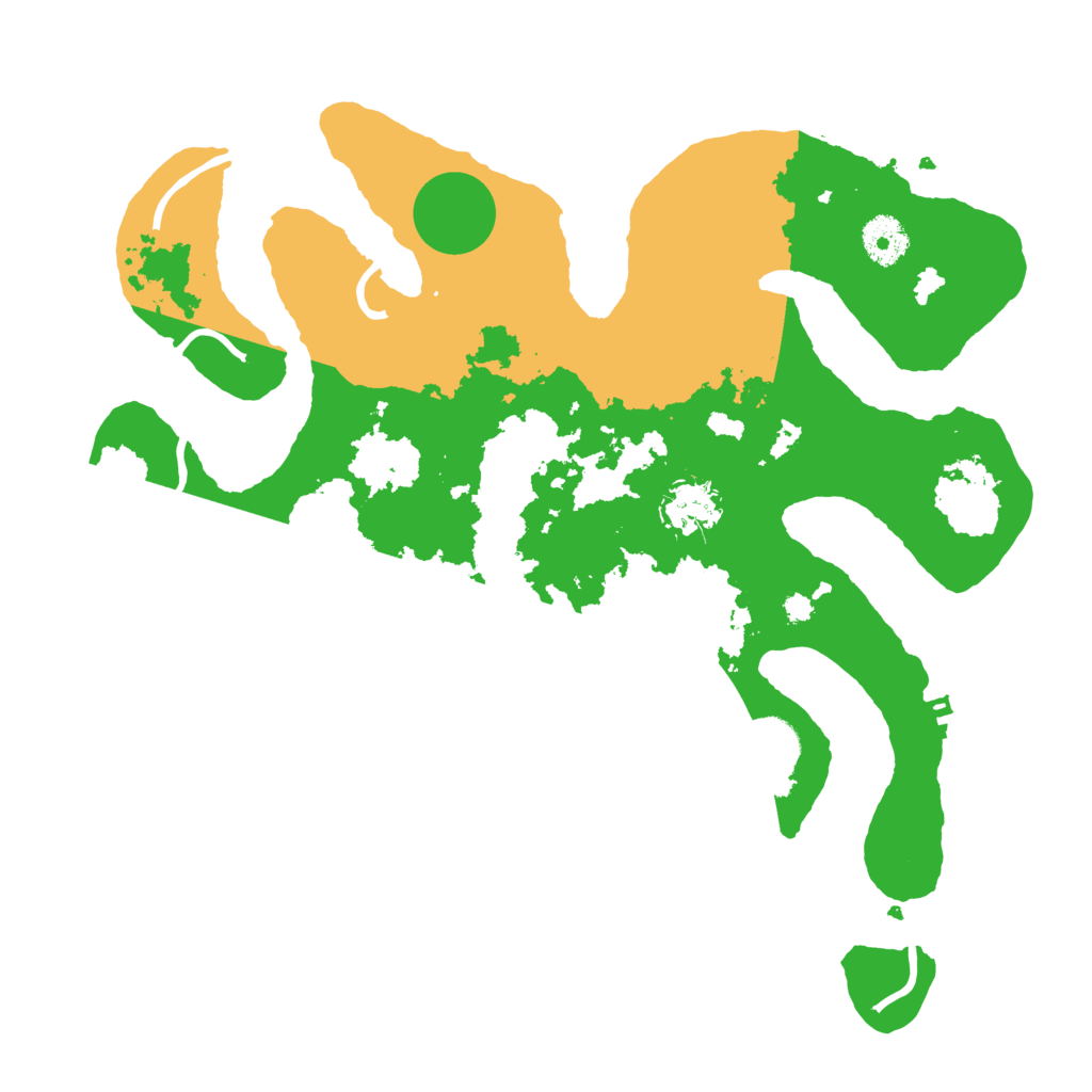 Biome Rust Map: Procedural Map, Size: 3500, Seed: 1216671